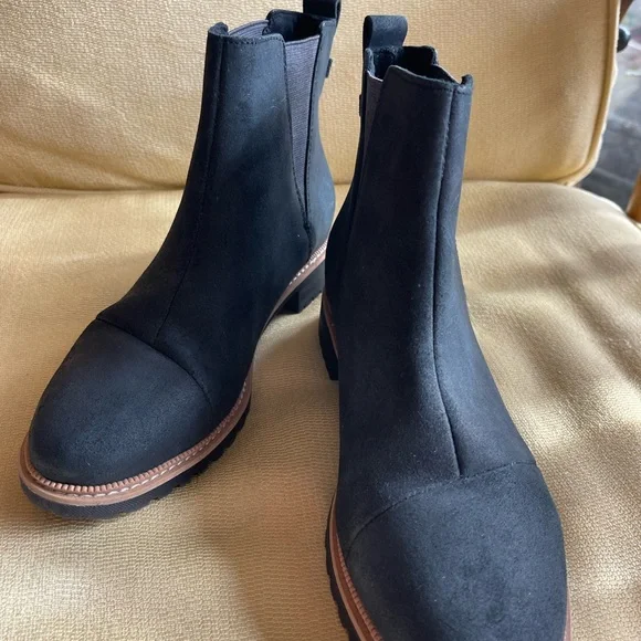 NWOT TOMS Cleo Boots 7.5 black - Picture 7 of 10